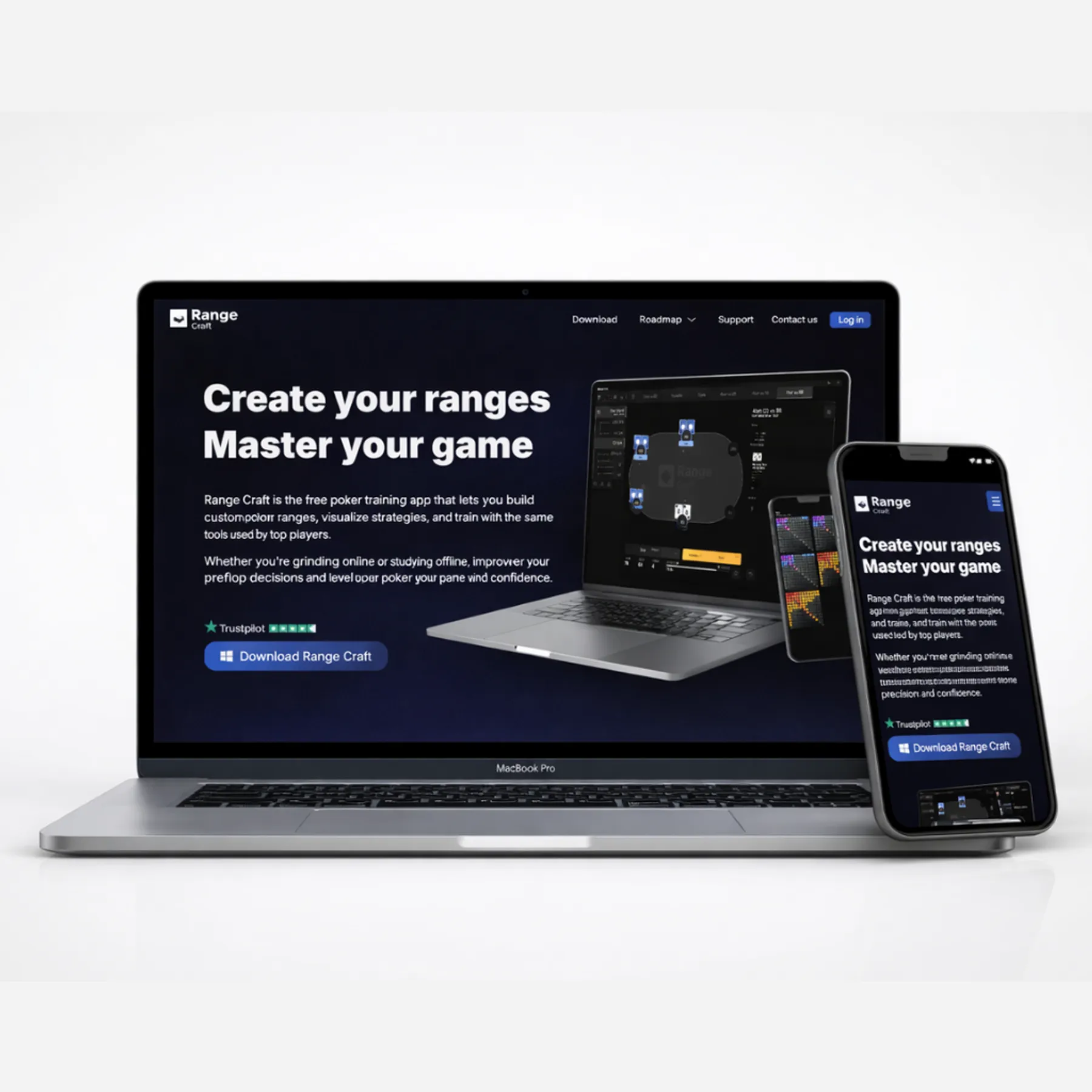 Range Craft UI/UX Design Detail - Paul Project